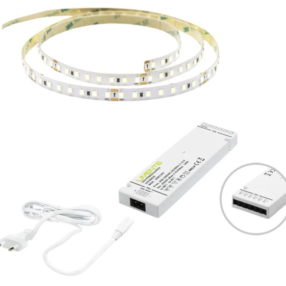 LED-valonauha + virtalähde KIT-PROCOM, 5m*Limente Outlet
