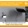 LED-valonheitin aurinkokennolla Solar Flotas, hämäräohjattu liiketunnistin (HF), IP65, 3000K, 700lm, antrasiitti*Paulmann Clearance