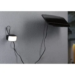 LED-valonheitin aurinkokennolla Solar Flotas, hämäräohjattu liiketunnistin (HF), IP65, 3000K, 700lm, antrasiitti*Paulmann Clearance