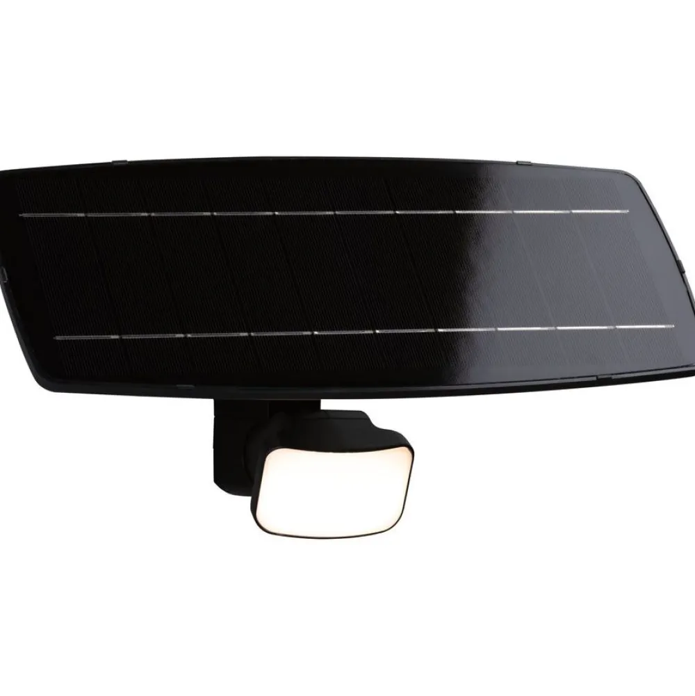 New LED-valonheitin aurinkokennolla Solar Smart Home Zigbee 3.0 Flotas, IP65, 3000K, 700lm, antrasiitti Puutarhavalaisimet