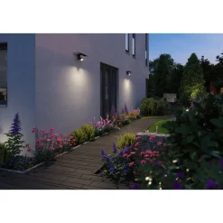 New LED-valonheitin aurinkokennolla Solar Smart Home Zigbee 3.0 Flotas, IP65, 3000K, 700lm, antrasiitti Puutarhavalaisimet