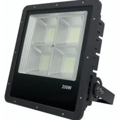 New LED-valonheitin Work Platinum 200 W 4500 K 409x372x104 mm musta Valonheittimet