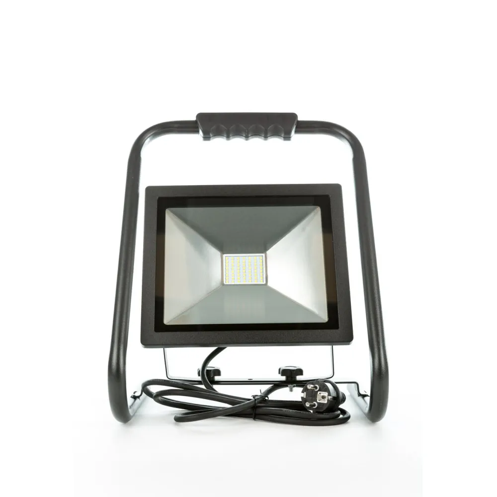 LED-valonheitin Slim, 50W, H-jalustalla, 4000lm, 4500K, IP44*LED Energie Discount