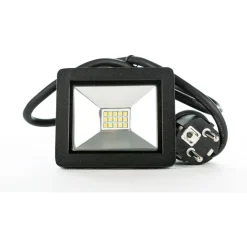 New LED-valonheitin Slim, 10W, 1000lm, 4500K, IP44 Valonheittimet