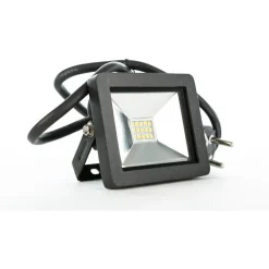 New LED-valonheitin Slim, 10W, 1000lm, 4500K, IP44 Valonheittimet