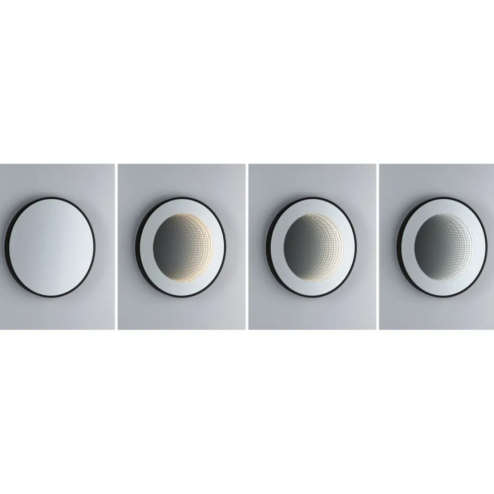 LED-valopeili Miro Ø50cm IP44 70lm 11.5W mattamusta*Paulmann Hot