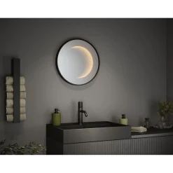 LED-valopeili Miro Ø50cm IP44 70lm 11.5W mattamusta*Paulmann Hot