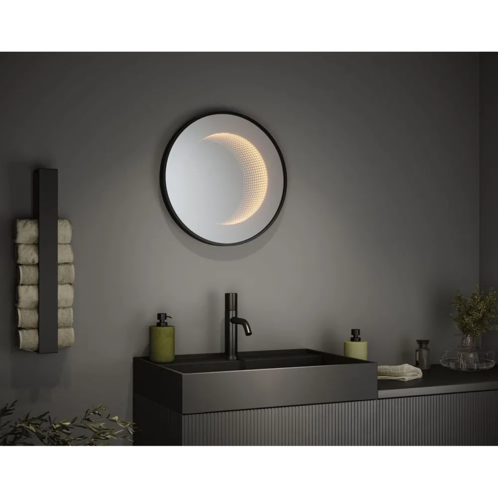 LED-valopeili Miro Ø50cm IP44 70lm 11.5W mattamusta*Paulmann Hot