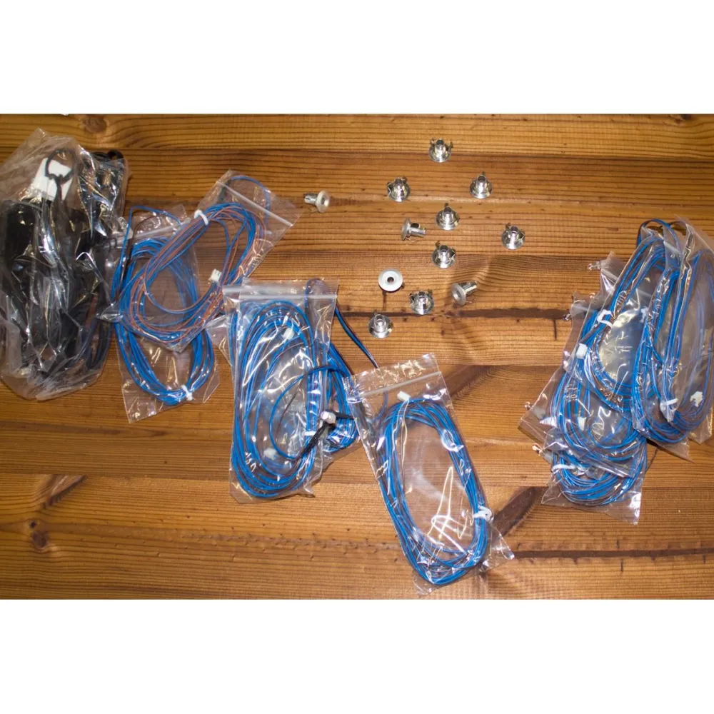 LED valosarja pystymalliseen tynnyrisaunaan 12 V x 12 LED*SpaDealers Online
