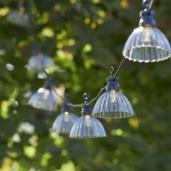 Outlet LED-valosarja Circus Shade 12-osainen 495cm harmaa Jouluvalot Ja Koristevalot