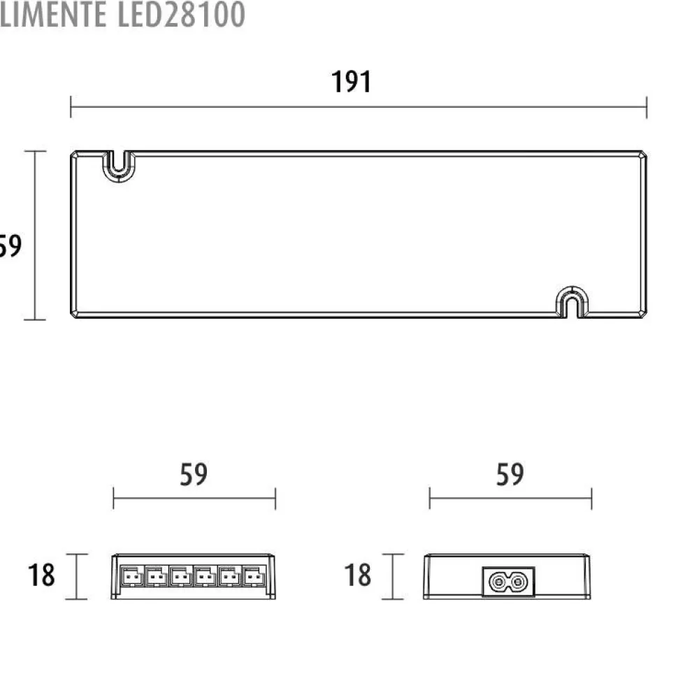 LED-virtalähde 24V 100W integroidut liittimet Led-Muuntajat Ja Led-Tarvikkeet|Led-Valot