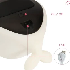 LED-yölamppu Pauleen Whale, RGBW+, valkoinen*Paulmann Best