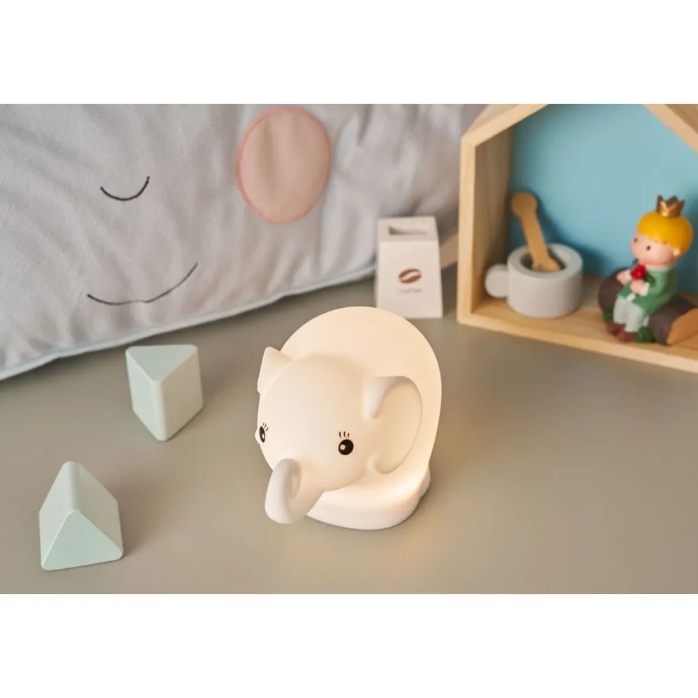 Outlet LED-yölamppu Pauleen Elephant, RGBW+, valkoinen Lasten Valaisimet|Yövalot