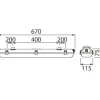 LED-yleisvalaisin Generic IP65 2x9W 670mm valkoinen*Airam