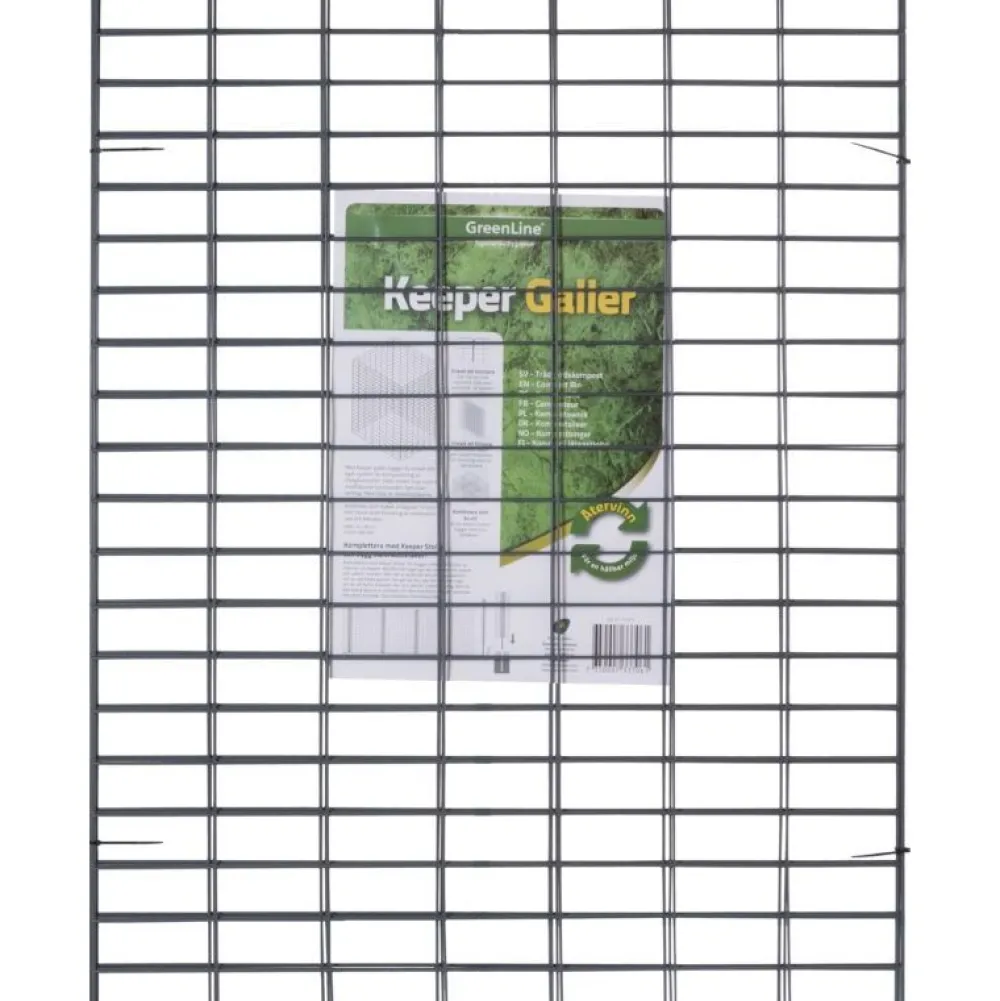 Lehtikompostori 70x70x90cm vihreä*Greenline