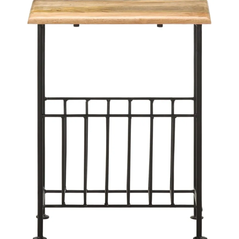 Lehtiteline 40x30x50 cm täysi mangopuu (86465)*FinePRICE Best