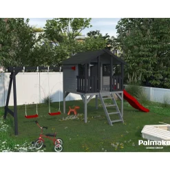 Clearance Leikkimökki Toby sis.keinusetin 2,1 m² Leikkimökit