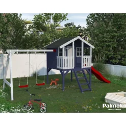 Clearance Leikkimökki Toby sis.keinusetin 2,1 m² Leikkimökit