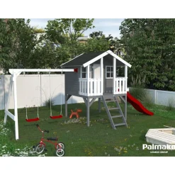 Clearance Leikkimökki Toby sis.keinusetin 2,1 m² Leikkimökit