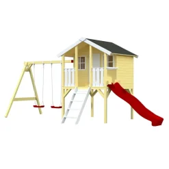 Clearance Leikkimökki Toby sis.keinusetin 2,1 m² Leikkimökit