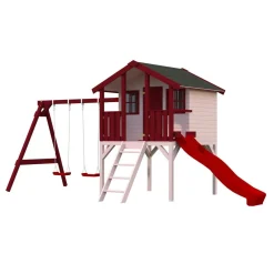 Clearance Leikkimökki Toby sis.keinusetin 2,1 m² Leikkimökit