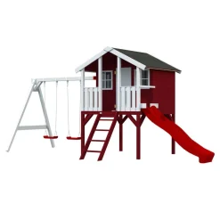 Clearance Leikkimökki Toby sis.keinusetin 2,1 m² Leikkimökit