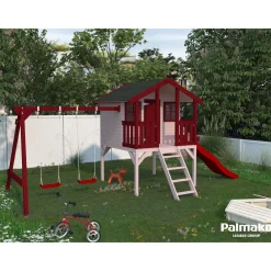 Clearance Leikkimökki Toby sis.keinusetin 2,1 m² Leikkimökit