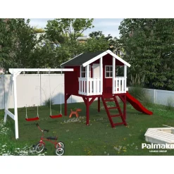 Clearance Leikkimökki Toby sis.keinusetin 2,1 m² Leikkimökit
