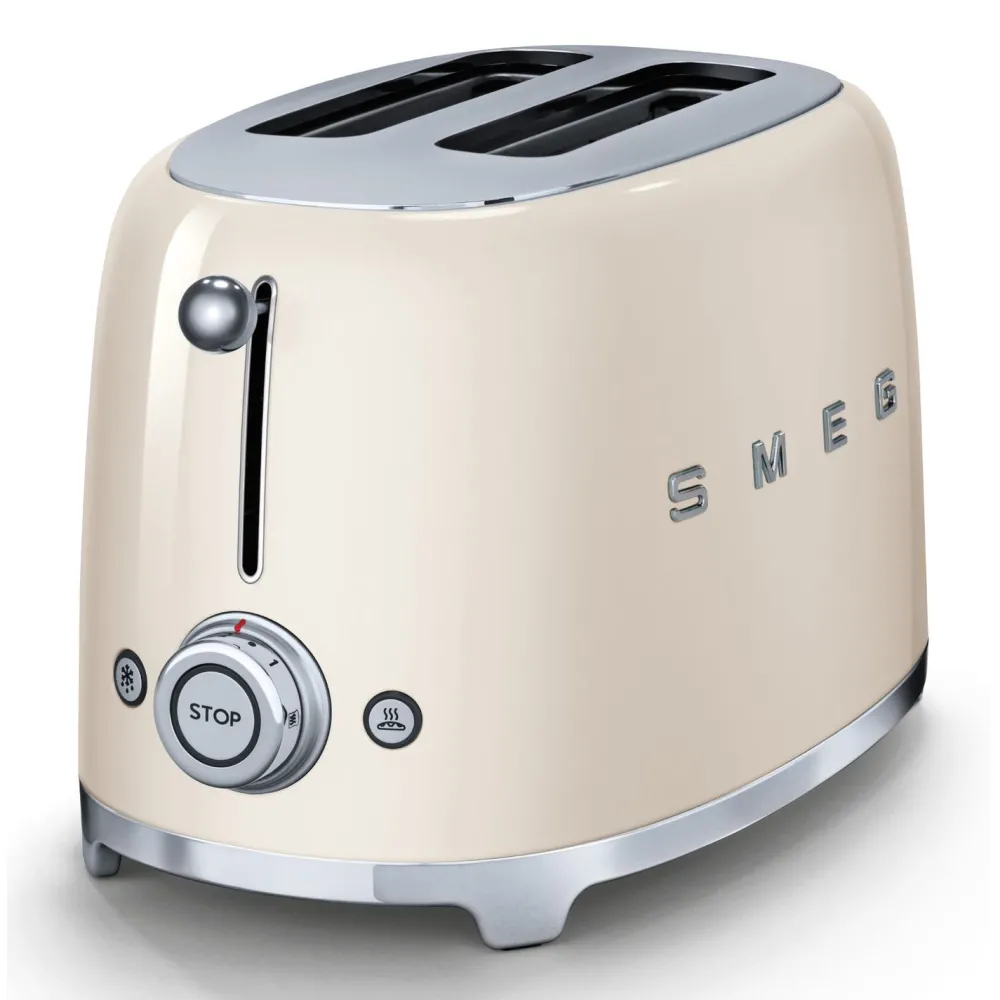 Leivänpaahdin TSF01CREU 2-viipaleen kerma*Smeg Clearance