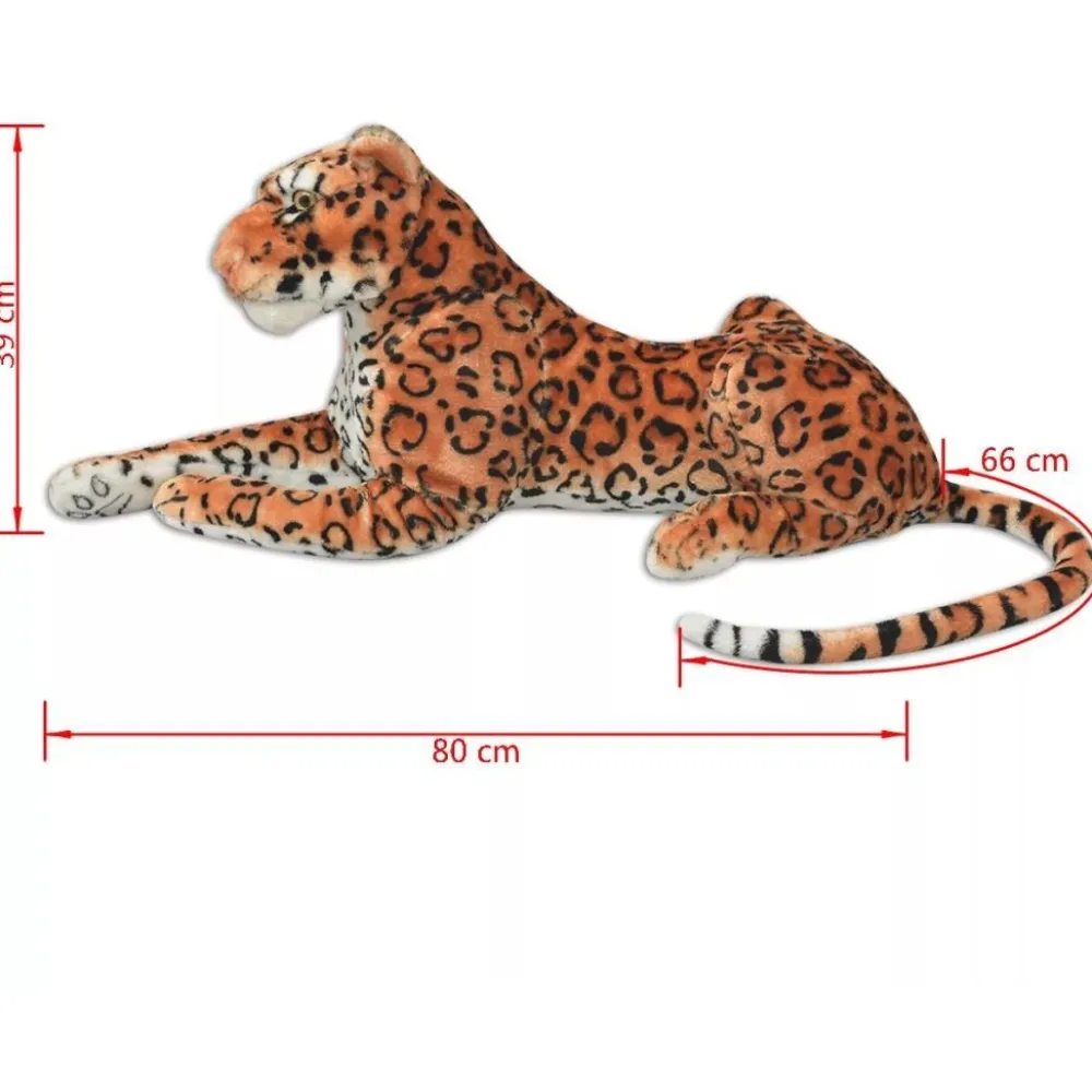 Leopardi pehmolelu Ruskea XXL*FinePRICE Online