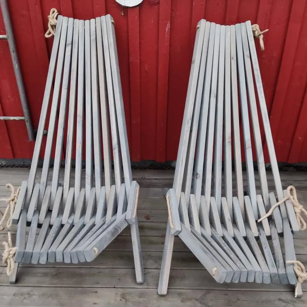 Lepotuoli Ekotuoli mänty harmaa*EcoFurn Clearance