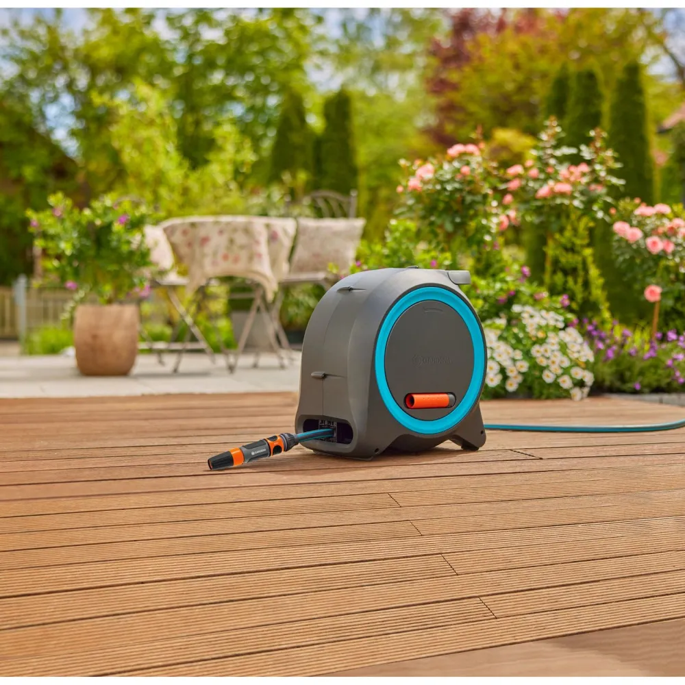 Letkukela Dual Manual M 20 m seinäkiinnitys / siirrettävä*Gardena Outlet
