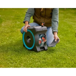 Letkukela Dual Manual M 20 m seinäkiinnitys / siirrettävä*Gardena Outlet
