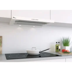 Hot Liesikupu Super Silent Slider 600mm valkoinen keskusilmanvaihtojärjestelmä Ulosvedettävät Liesituulettimet