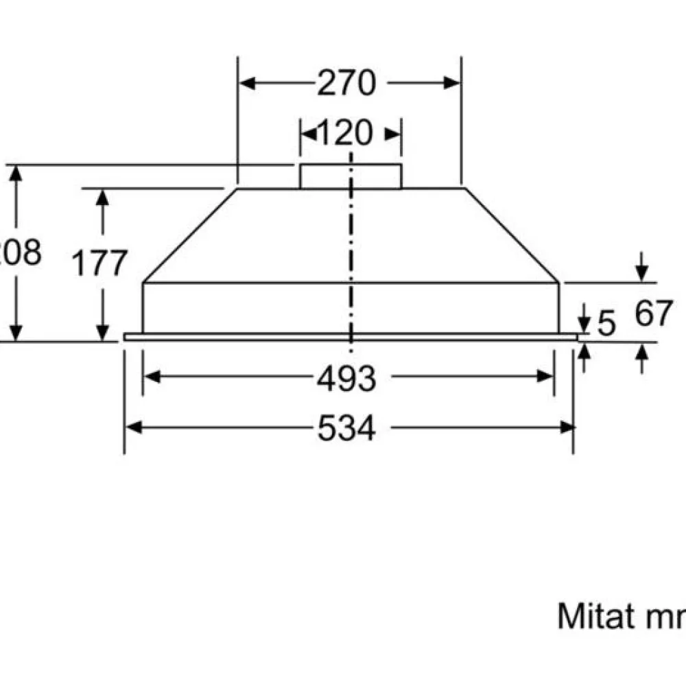 Liesituuletin Serie 2 DLN53AA70 53cm antrasiitti*Bosch