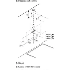 Hot Liesituuletin Serie 4 DWK67FN60 60cm musta Liesituulettimet|Liesituulettimet Moottorilla