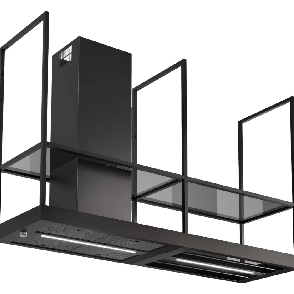 Liesituuletin T-Shelf omalla moottorilla musta*Faber Sale