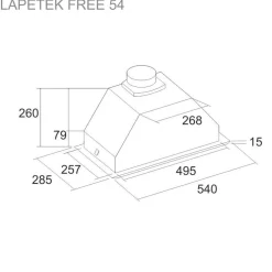 Liesituuletin Free 54 kalusteeseen rst*Lapetek Discount