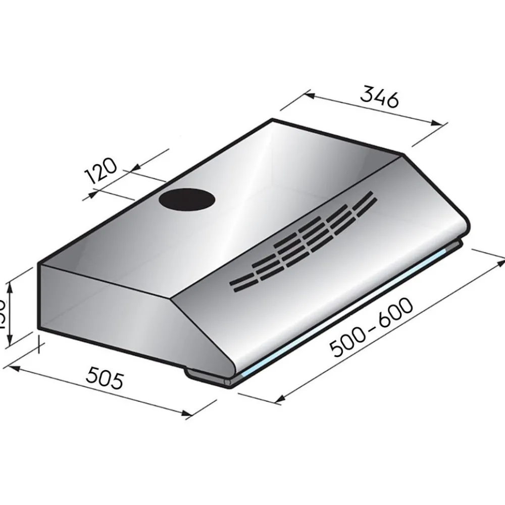 Liesituuletin F-1206-W, 60cm, valkoinen*Savo Outlet