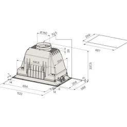 Liesituuletin G-3705-S 52cm rst*Savo Clearance