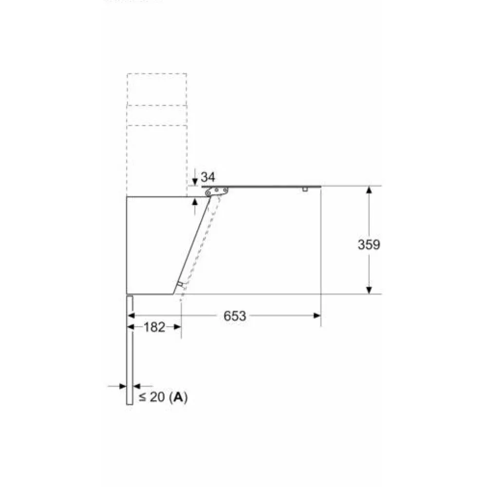Liesituuletin iQ100 LC65KDK60 60cm musta lasi*Siemens