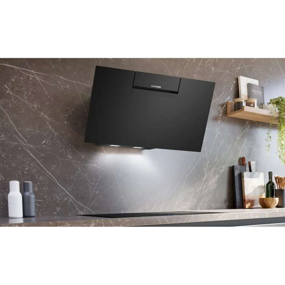 Discount Liesituuletin iQ300 LC87KFN60 80cm musta lasi Liesituulettimet|Liesituulettimet Moottorilla