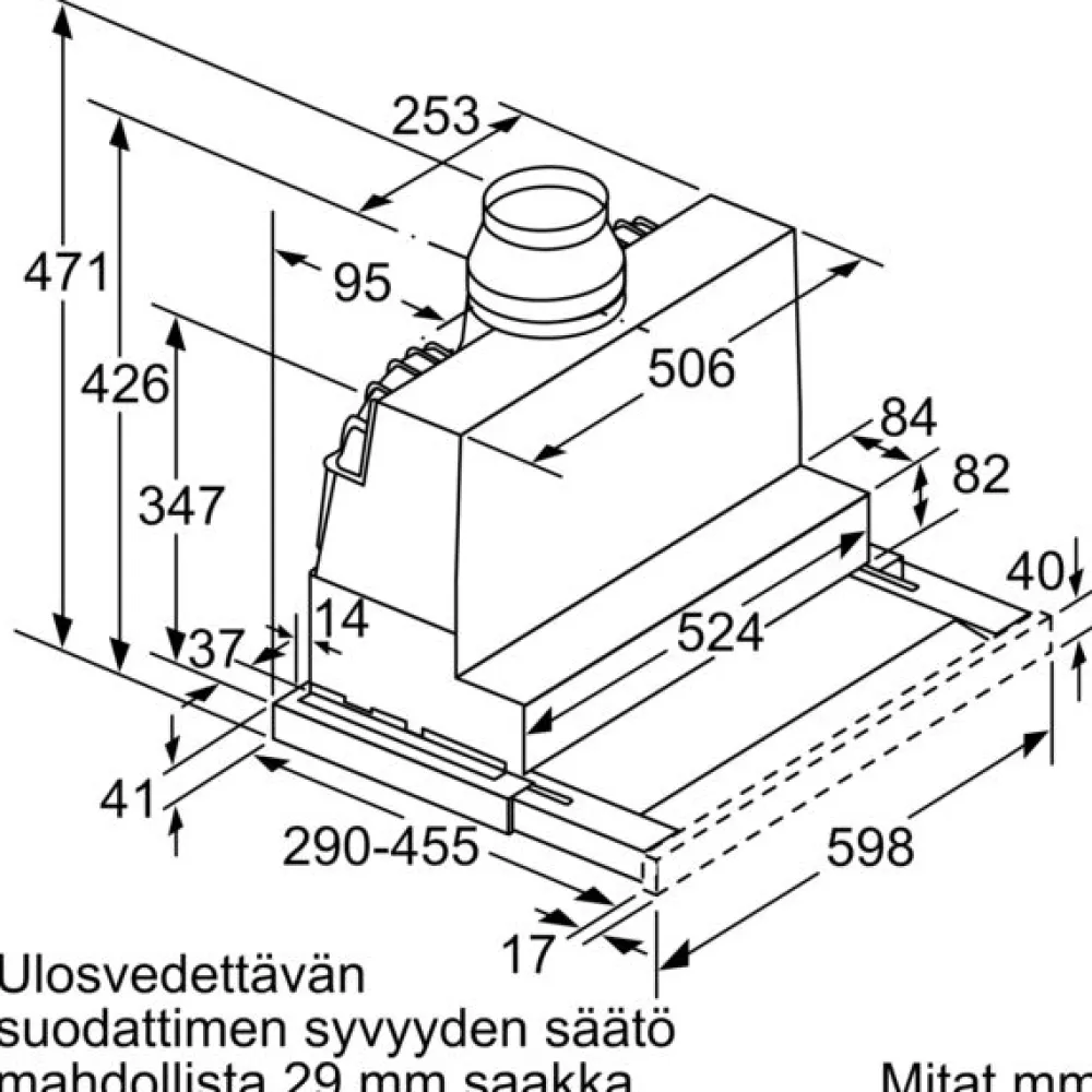 Clearance Liesituuletin iQ300 LI67RB531, 60cm, teräs Liesituulettimet|Liesituulettimet Moottorilla