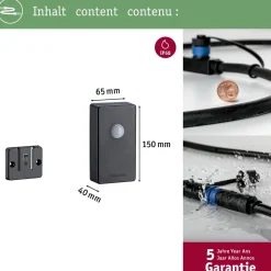 Liike- ja hämärätunnistin Plug & Shine, Smart Home Zigbee 3.0, 4.8V, antrasiitti*Paulmann Online