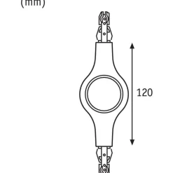 Clearance Liitin URail, 189x57mm, 5.3W, valaistu, eri värejä Valaisintarvikkeet