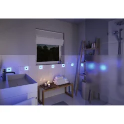 Liitäntäkaapeli LumiTiles Square, RGBW, 12V, musta, eri kokoja*Paulmann Sale