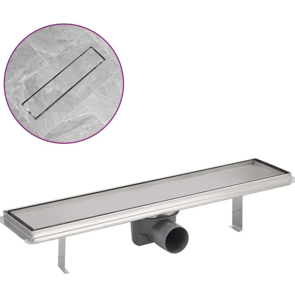 Lineaarinen Suihkukaivo 530x140mm Ruostumaton Teräs*FinePRICE Best