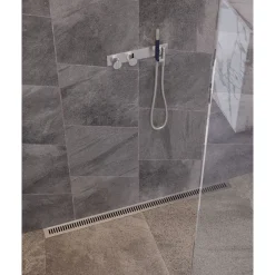 Linjalattiakaivon vaakakaivo 1411, vesilukolla, Ø75mm*Unidrain Outlet