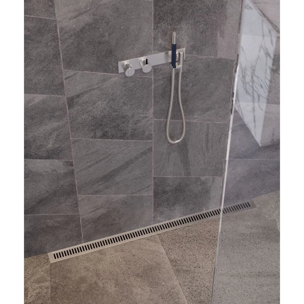 Linjalattiakaivon vaakakaivo 1411, vesilukolla, Ø75mm*Unidrain Outlet