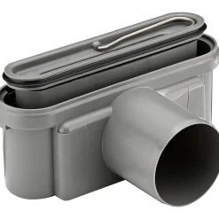 Linjalattiakaivon vaakakaivo 1411, vesilukolla, Ø75mm*Unidrain Outlet